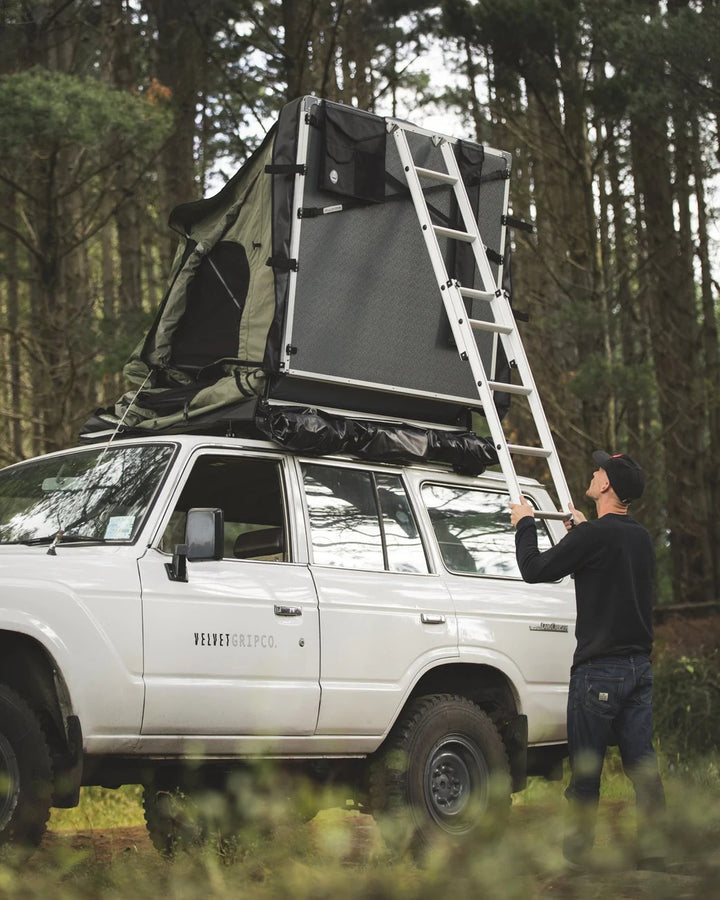 Feldon Shelter Crow's Nest - Regular - Quick Set-up Green Soft Shell Roof Top Tent