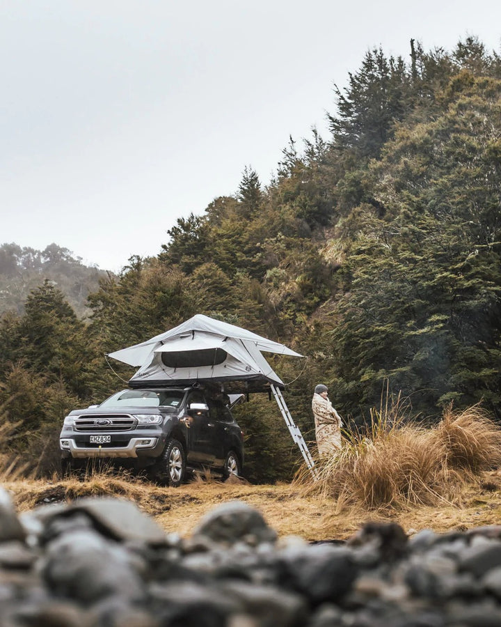 Feldon Shelter Crow's Nest - Regular - Quick Set-up Grey Soft Shell Roof Top Tent