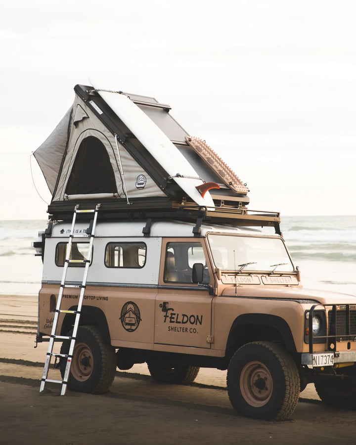 Feldon Shelter Hawk's Nest - Wide - Quick Set-up Hard Shell Roof Top Tent