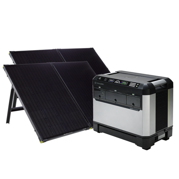 YetiPRO 4000 + (2) Boulder200 BC Solar Generator