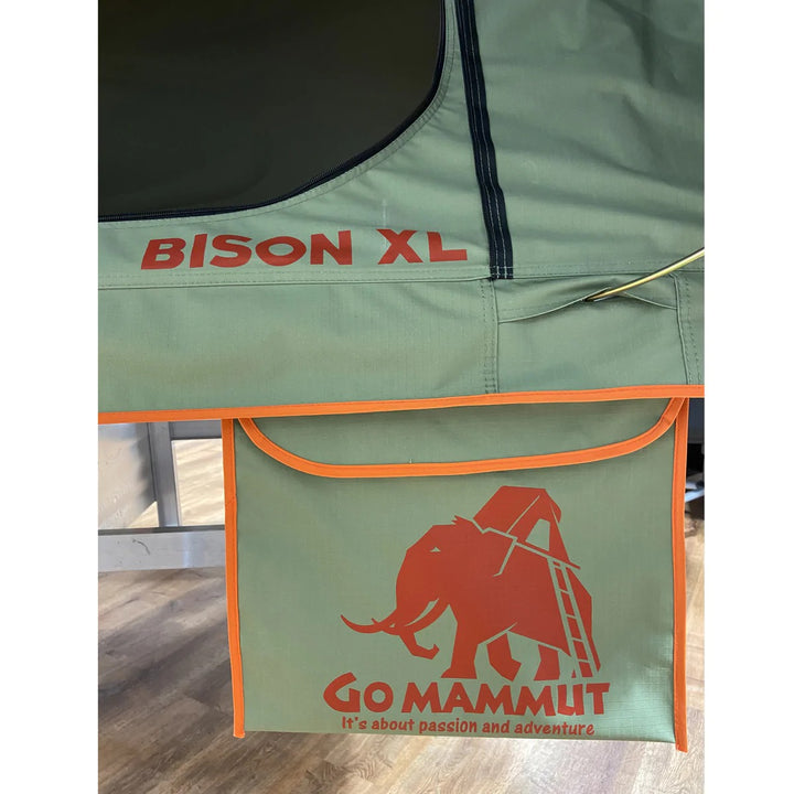 Go Mammut Bison XL Large 3-4 Person Lighted Soft Shell Roof Top Tent