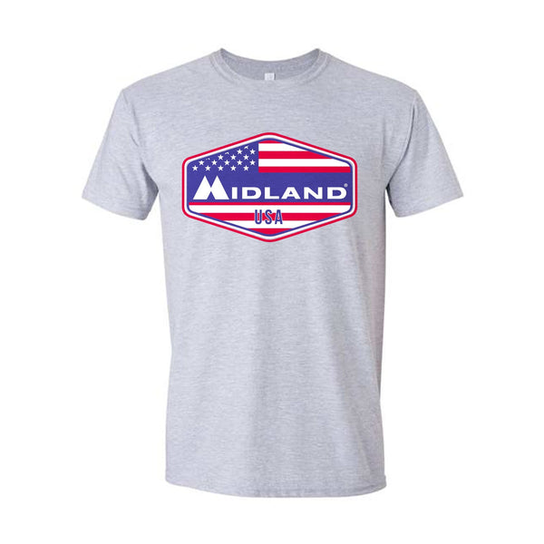 Midland Midland Red, White, and Blue T-Shirt