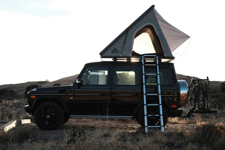 Hutch Tents Bonanza 2 - Slim Clamshell Style Hard Shell Roof Top Tent