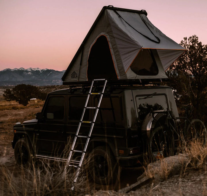 Hutch Tents Bonanza 2 - Slim Clamshell Style Hard Shell Roof Top Tent