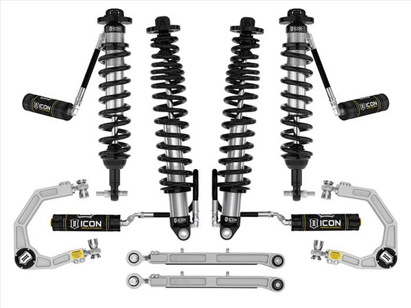 ICON 2021-2023 Bronco Sasquatch, 2-3" Lift, Stage 5 Suspension System, Billet UCA, Heavy Rate Rear Spring
