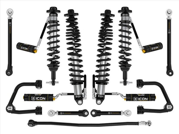 ICON 2021-2023 Bronco Sasquatch, 2-3" Lift, Stage 7 Suspension System, Tubular UCA, Heavy Rate Rear Spring