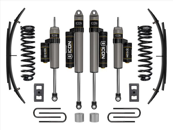 ICON 2023 Ford F-250/F-350 Super Duty 4WD Diesel, 2.5" Lift, Stage 2 Suspension System w/ Expansion Packs