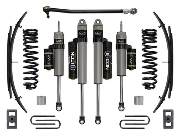 ICON 2023 Ford F-250/F-350 Super Duty 4WD Diesel, 2.5" Lift, Stage 3 Suspension System w/ Expansion Packs
