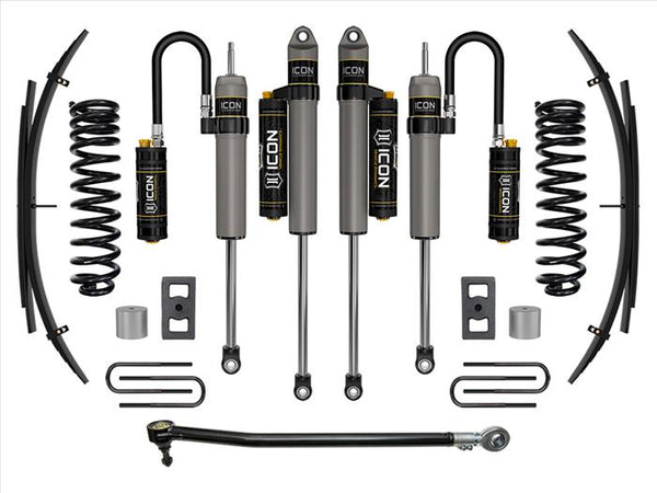 ICON 2023 Ford F-250/F-350 Super Duty 4WD Gas, 2.5" Lift, Stage 4 Suspension System w/ Expansion Packs