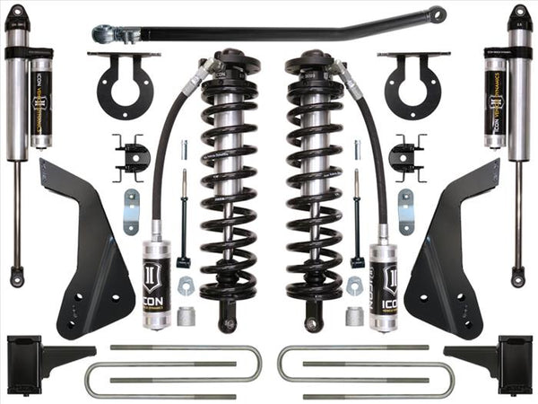 ICON 2005-2010 Ford F250/F350, 4-5.5" Lift, Stage 3 Coilover Conversion System