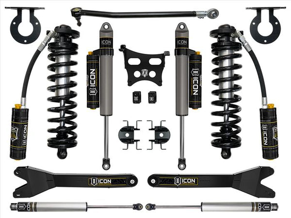 ICON 2023 Ford F-250/F-350 4WD, 2.5-3" Lift, Stage 4 Coilover Conversion System with Radius Arms