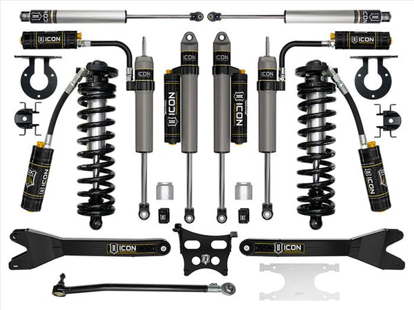 ICON 2023 Ford F-250/F-350 4WD, 2.5-3" Lift, Stage 5 Coilover Conversion System with Radius Arms