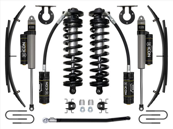 ICON 08-10 Ford F250/F350, 2.5-3" Lift, Stage 3 Coilover System w/ Leaf Springs