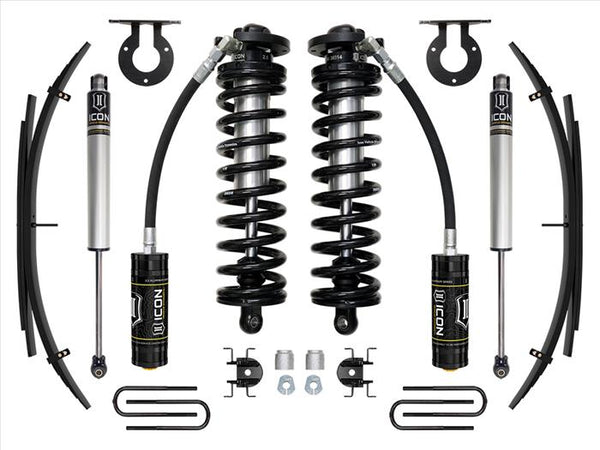 ICON 11-16 Ford F250/F350, 2.5-3" Lift, Stage 1 Coilover System w/ Leaf Springs