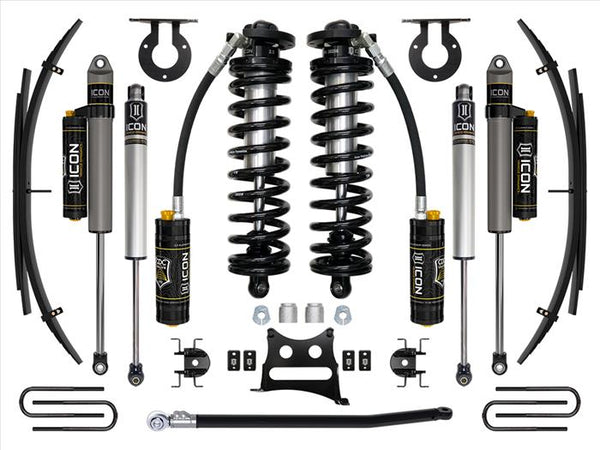 ICON 11-16 Ford F250/F350, 2.5-3" Lift, Stage 4 Coilover System w/ Leaf Springs