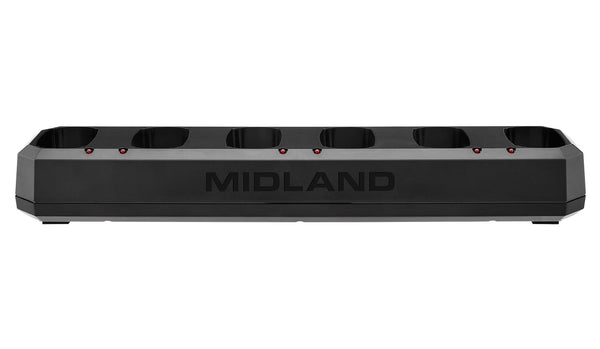 Midland BizTalk® FRS Two-Way Business Radio Six-Slotted Desktop Charger BGC600