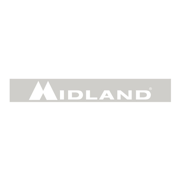 Midland Midland Decal - White