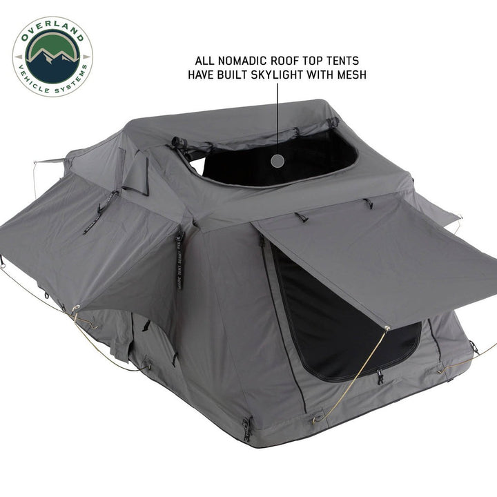 Overland Vehicle Systems Nomadic 2 Standard - Soft Shell Roof Top Tent