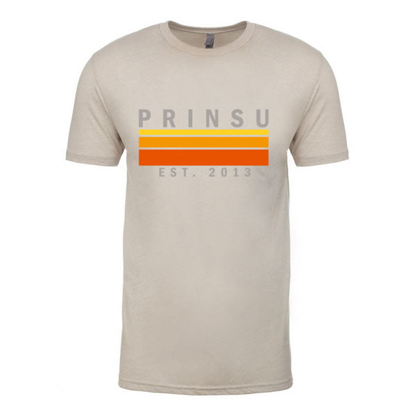 Prinsu Prinsu Striped Logo Tee