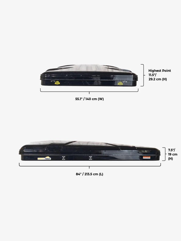 SMRT Tent Skyloft - Wedge Premium Hard Shell Roof Top Tent