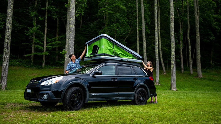 Sylvan Sport Gray / Green Popup Box Hard Shell Roof Top Tent