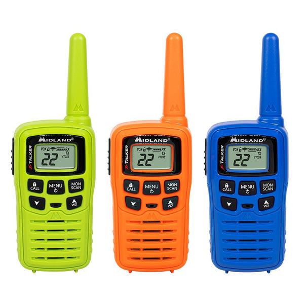 Midland T10X3M Multi-Color Pack X-TALKER® Two-Way Radio