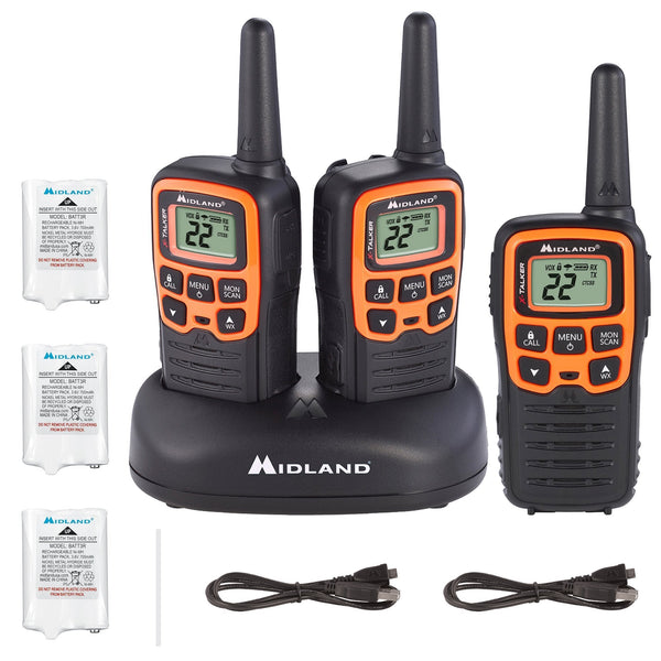 Midland X-TALKER T51X3VP3 Walkie Talkie Three Pack