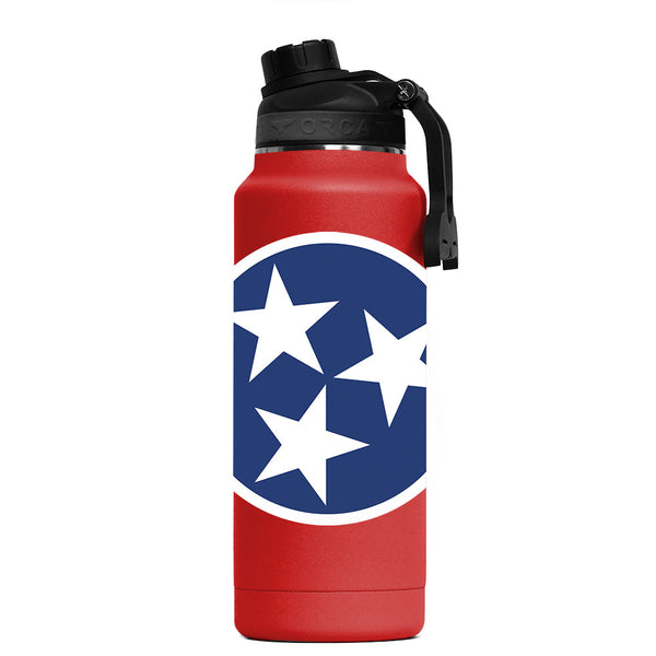 Hydra™ 34oz Red Tri-Star