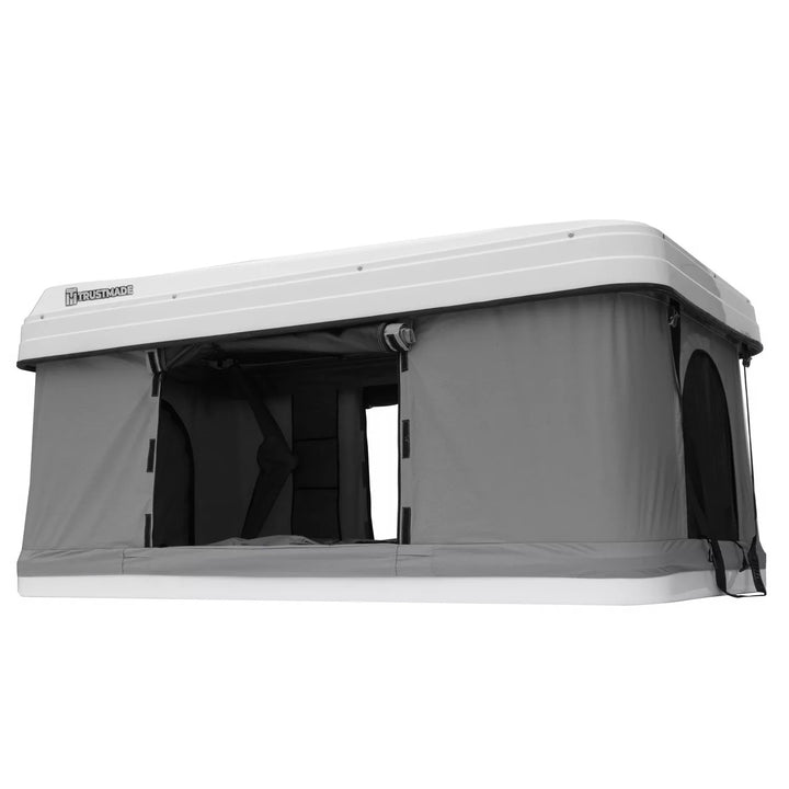 Trustmade Nomad Popup Box Hard Shell Roof Top Tent - White / Grey