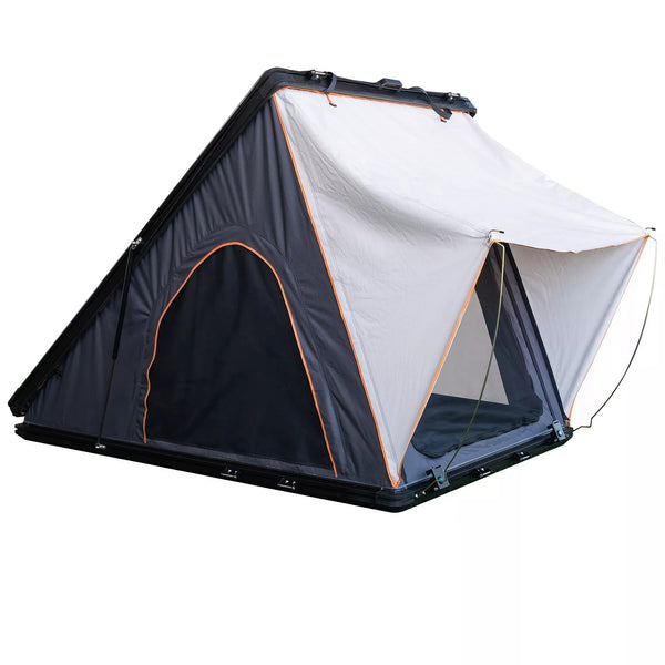 Trustmade Scout Wedge Style Hard Shell Roof Top Tent - Black / Grey