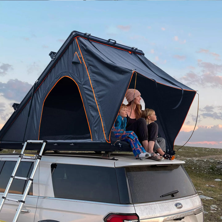 Trustmade Wedge Hard Shell Roof Top Tent with Cargo Racks