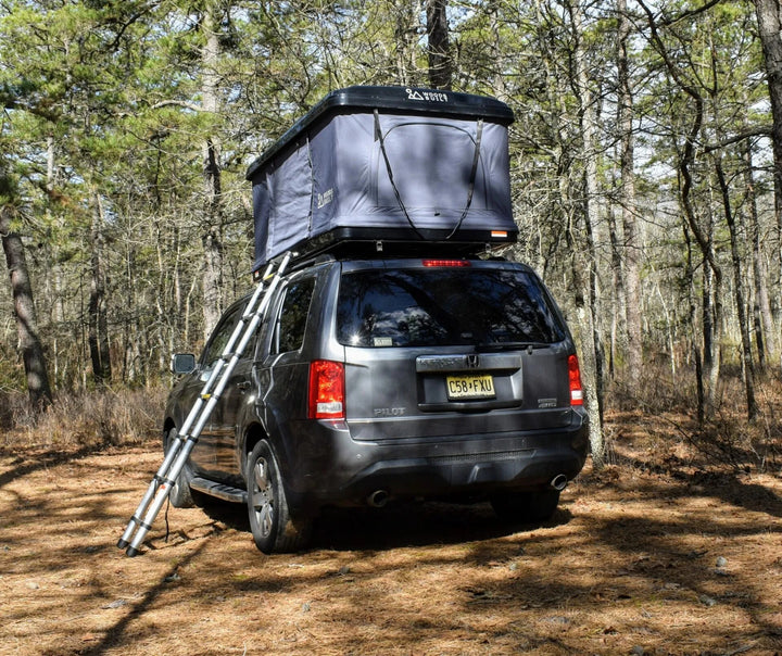 Woods Built Hard Shell Pop Up Box Roof Top Tent