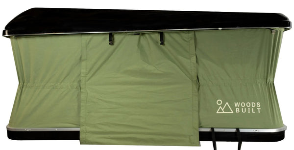 Woods Built Solar Powered Pop Up Box Hard Shell Roof Top Tent