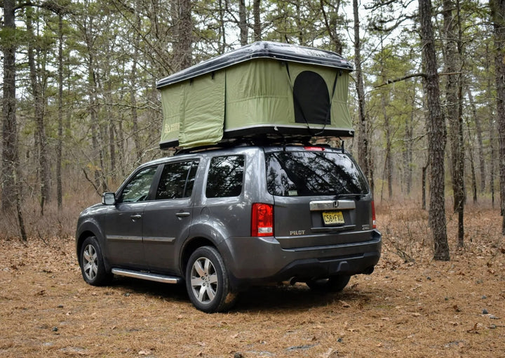 Woods Built Solar Powered Pop Up Box Hard Shell Roof Top Tent