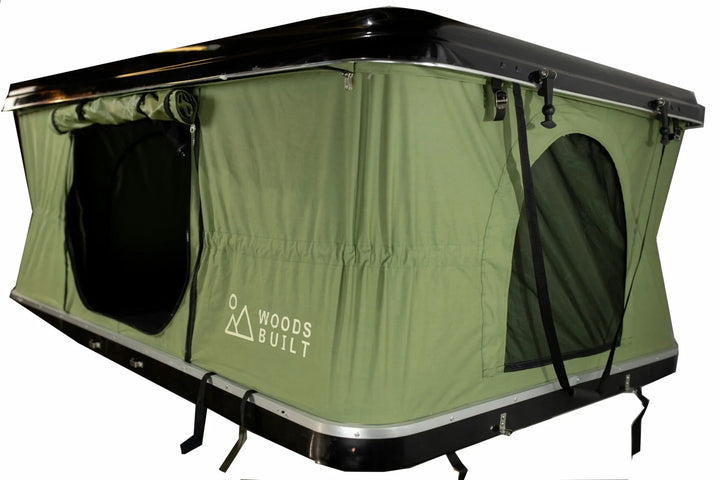 Woods Built Solar Powered Pop Up Box Hard Shell Roof Top Tent