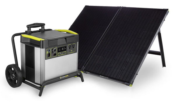 Yeti3000X + Boulder200 Solar Generator