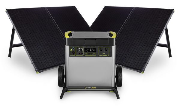 Yeti6000X + (2) Boulder200 BC Solar Generator