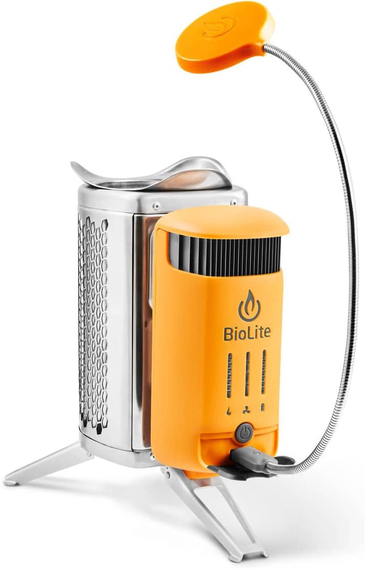 BioLite CampStove 2 - Compact Wood Burning Camping Stove with Electricity Generator