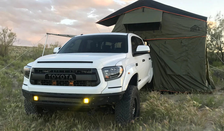 Hutch Tents Apex 3 - Quick Setup Green Soft Shell Roof Top Tent