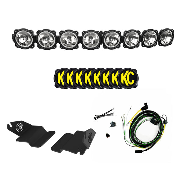 21+ Ford Bronco - 50" Curved Off Road LED Light Bar Kit - Gravity Pro6