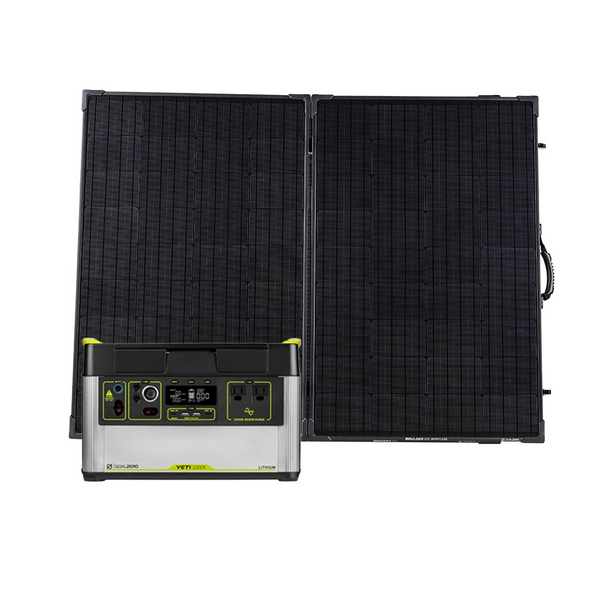 Yeti1000X + Boulder200 BC Solar Generator