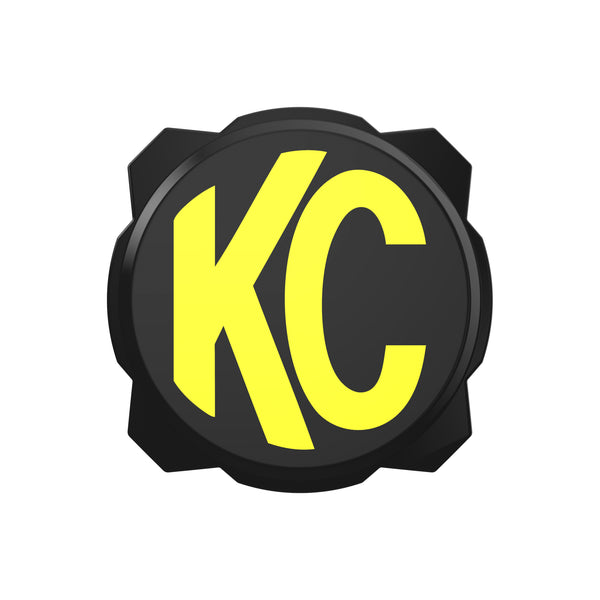 6" Pro6 Gravity® Light Cover - Black / Yellow KC Logo