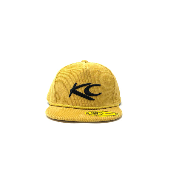 Retro Style Corduroy KC HiLiTES Hat - Yellow - One Size