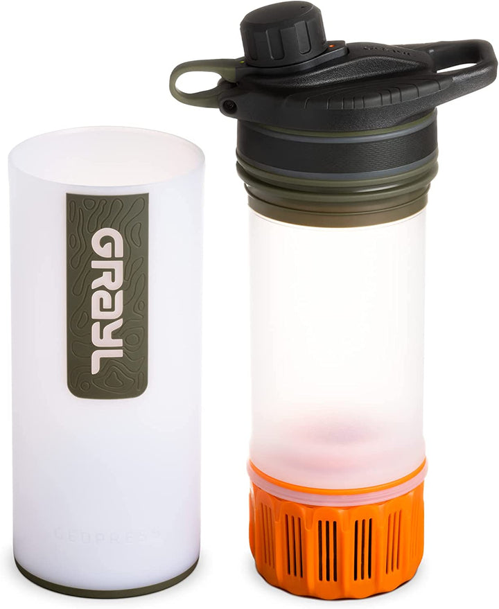 Grayl GeoPress Filter & Purifier - Survival Water Purifying Bottle