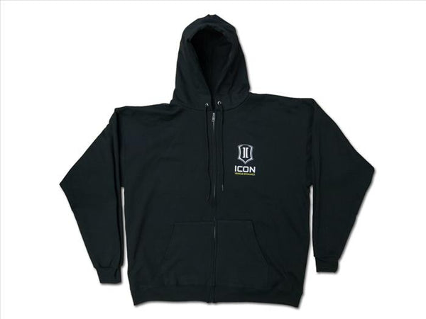 ICON Standard-Logo Hoodie – Black, Large