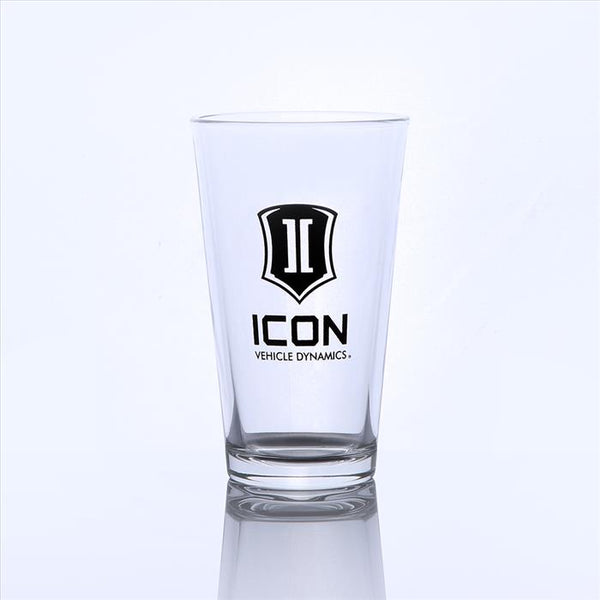 ICON 16-Ounce Pint Class w/Stacked Logo