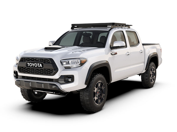 Toyota Tacoma 6' (2005+) Cab Over Camper Front Runner Roof Rack with KC Pro6 Light Bar Kit