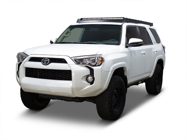 Toyota 4Runner (5th Gen) (2010+) Front Runner Slim Roof Rack Kit with Integrated KC FLEX Era Light Bar Kit