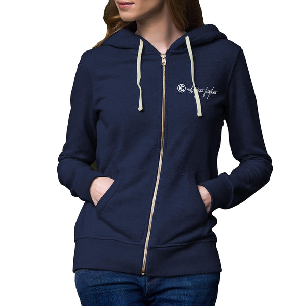 KC Women’s Weekender Zip-Up Hoodie - Navy - Small