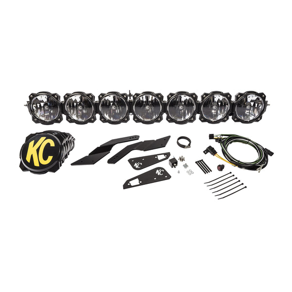 17-23 Can-Am Maverick X3 45" Curved LED Light Bar System - 140W Combo Beam - KC Gravity Pro6